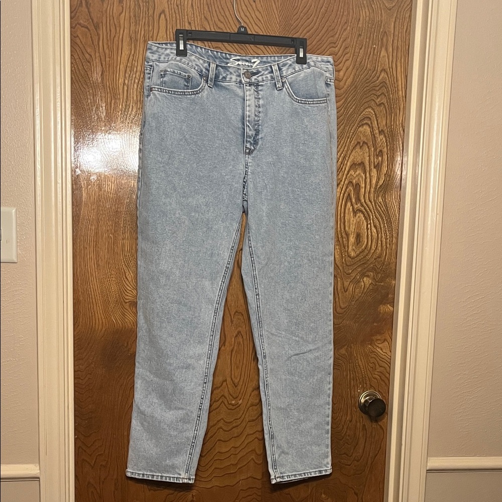 Seven7 Light Blue Men’s Slim Straight Jeans